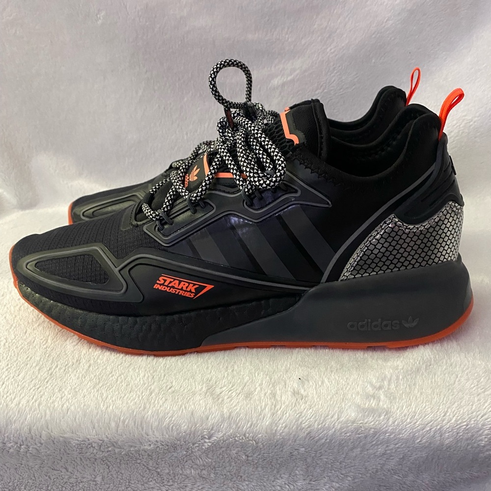 adidas Black & Orange Stark Industries Runner Sneakers - Picture 5 of 5